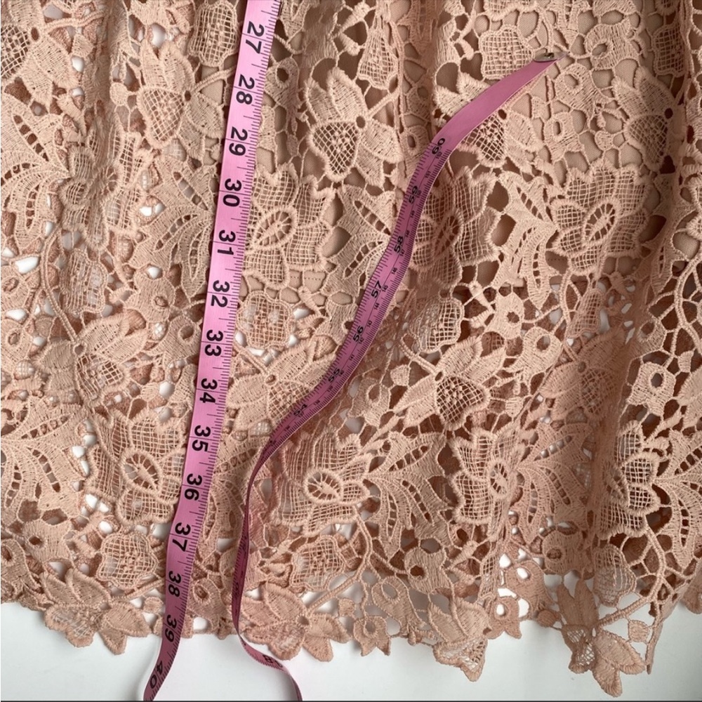ASTR || Lace A-Line Midi Dress Blush Pink Medium - Picture 7 of 7